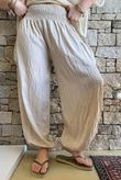 Basso Shirring Balloon Pant Stone